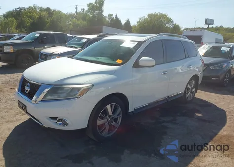 2013 Nissan Pathfinder Platinum from USA, damaged, VIN 5N1AR2MN7DC635969